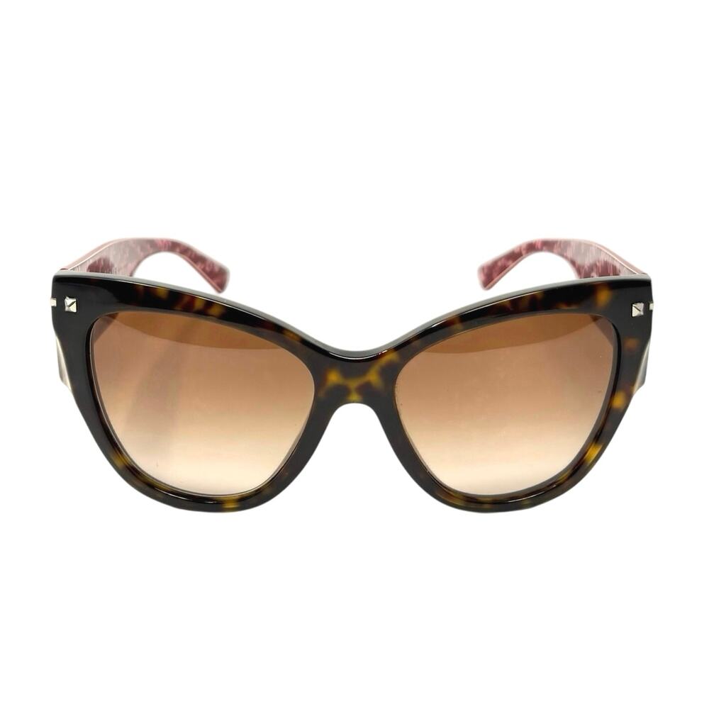 Valentino Cat-Eye ‘Red Havana’ Sunglasses